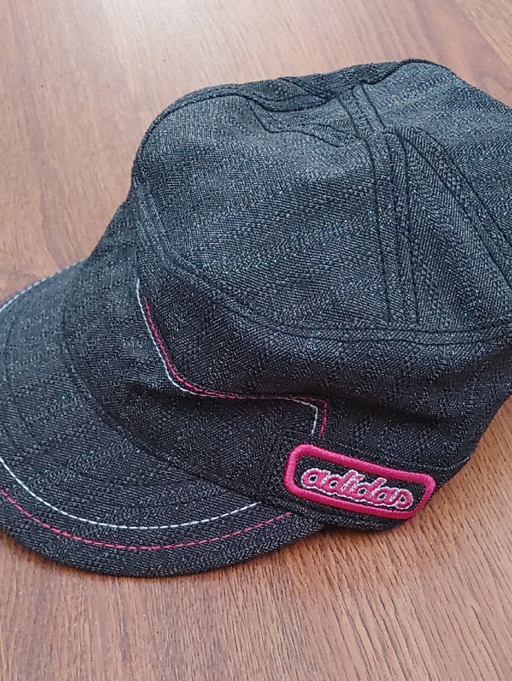 ✅$10 Add On adidas Blue Denim Cap with Pink Logo Trim